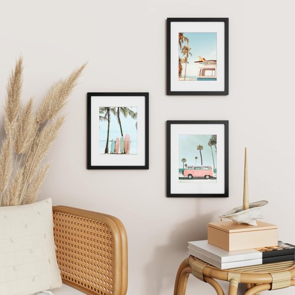 Vittanly 11x14 Picture Frame, Display Pictures 8x10 with Mat or 11x14 without Mat, Photo Frame for Wall Mounting, Black, 1 Pack - Image 3