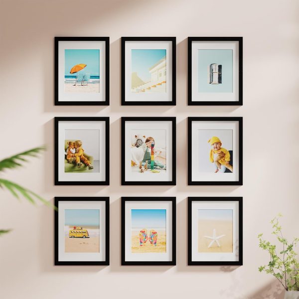 Vittanly 11x14 Picture Frame, Display Pictures 8x10 with Mat or 11x14 without Mat, Photo Frame for Wall Mounting, Black, 1 Pack - Image 6
