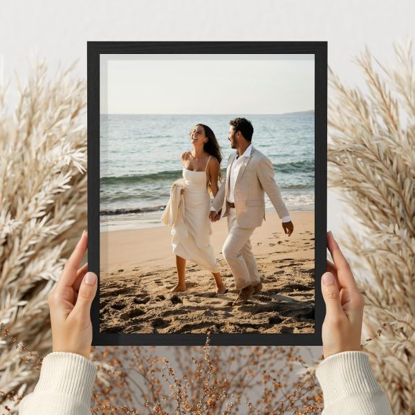Vittanly 11x14 Picture Frame, Display Pictures 8x10 with Mat or 11x14 without Mat, Photo Frame for Wall Mounting, Black, 1 Pack - Image 8